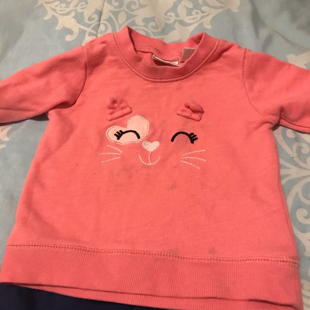 Baby girl pink sweater